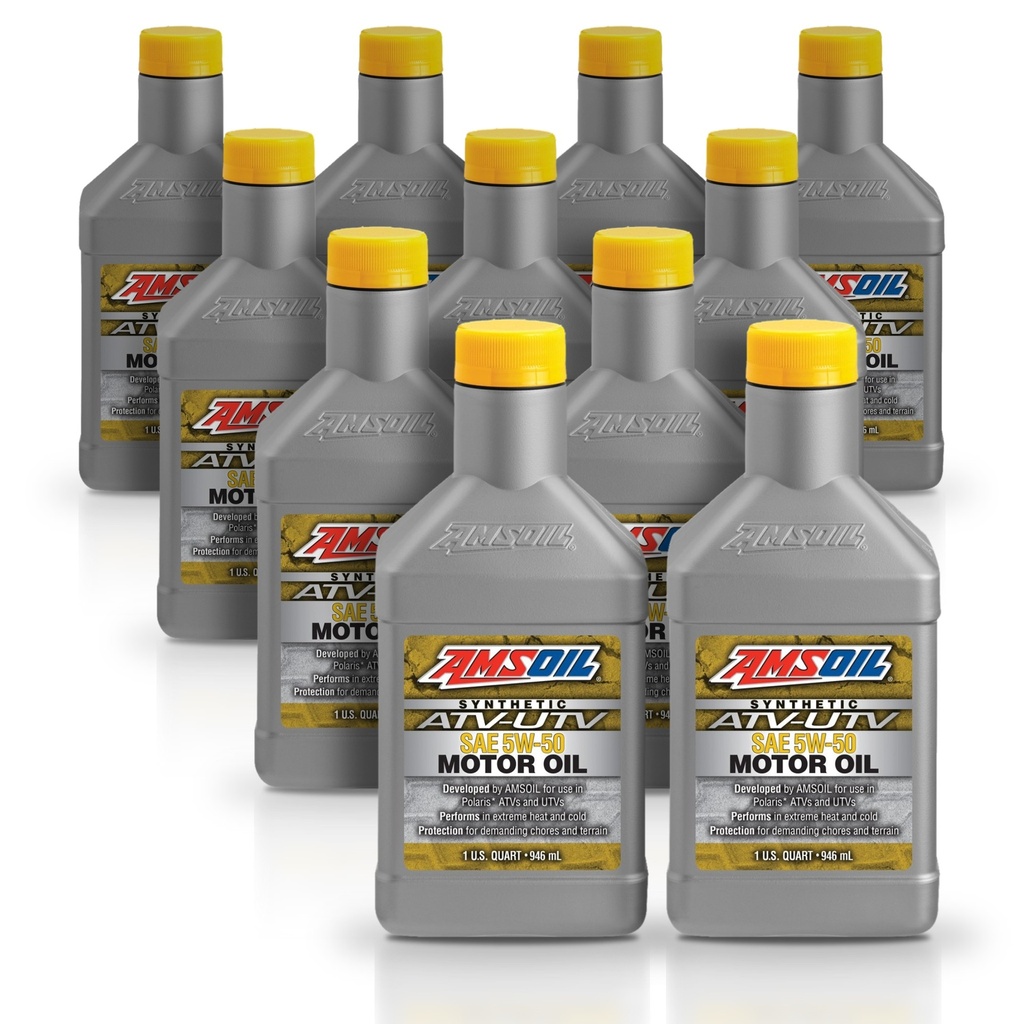Kit 11 Litros 10W-50 Synthetic ATV/UTV Motor Oil AMSOIL