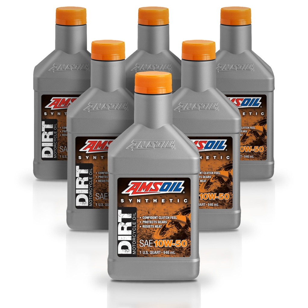[KIT-AMDB50QT-6L] Kit 6 Litros 10W50 Synthetic Dirt Bike Oil AMSOIL