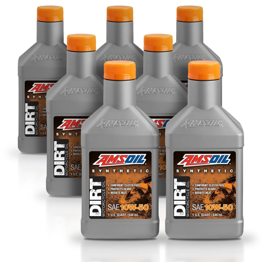 Kit 7 Litros 10W-50 Synthetic Dirt Bike Oil AMSOIL