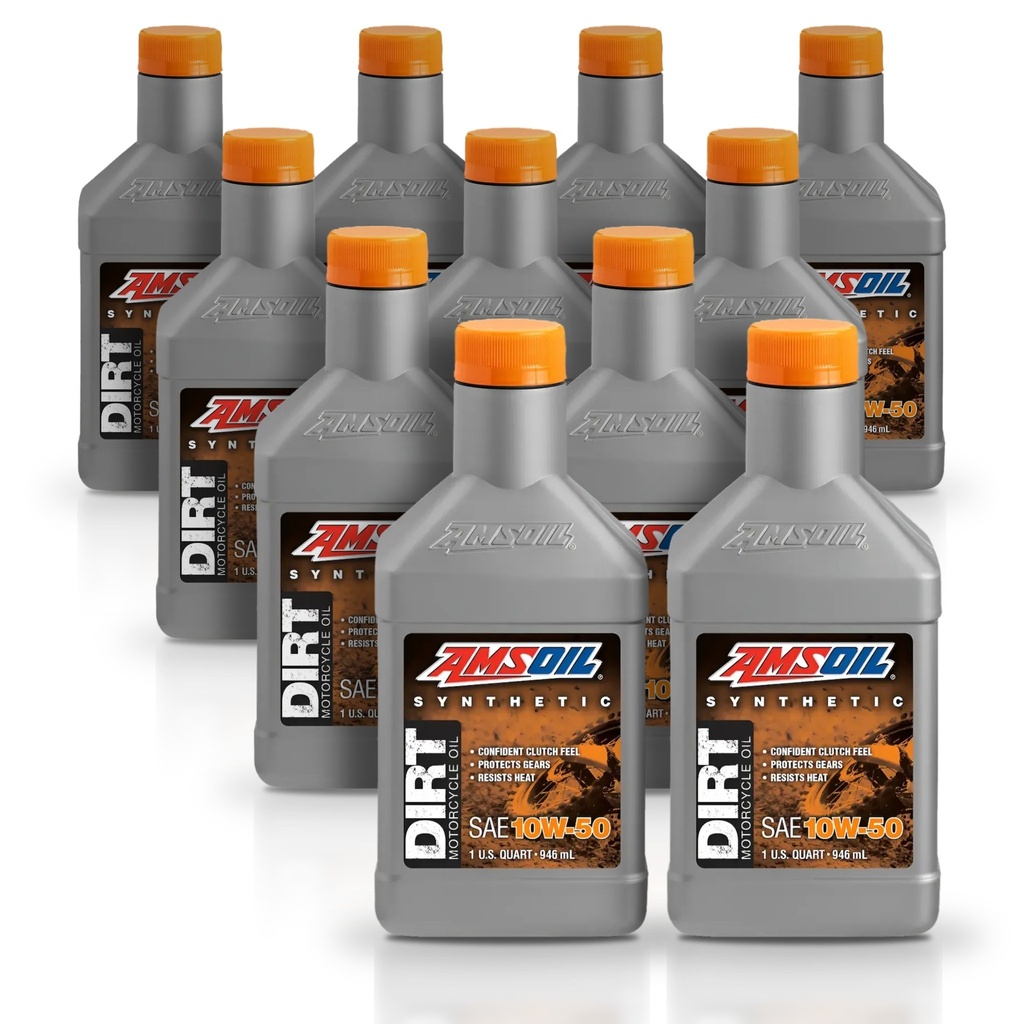 Kit 11 Litros 10W-50 Synthetic Dirt Bike Oil AMSOIL