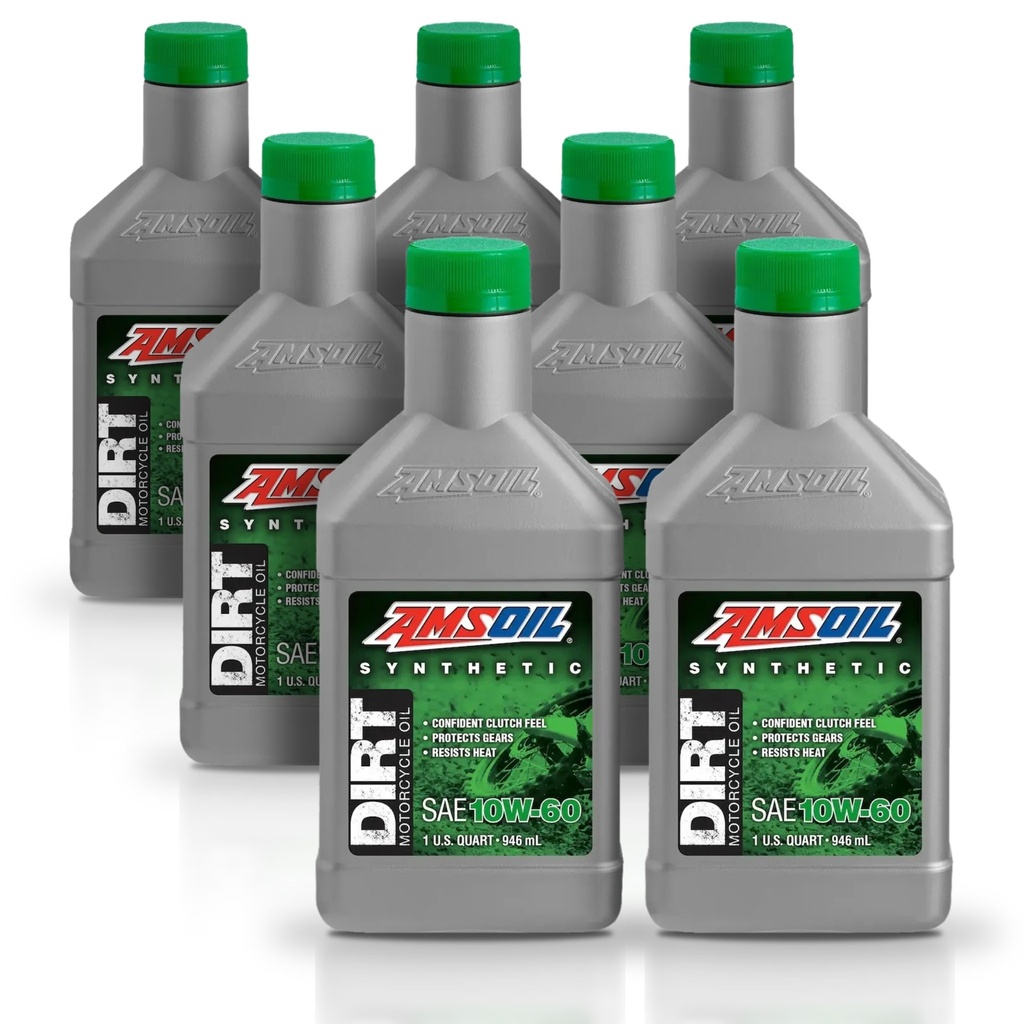 Kit 7 Litros 10W-60 Synthetic Dirt Bike Oil AMSOIL