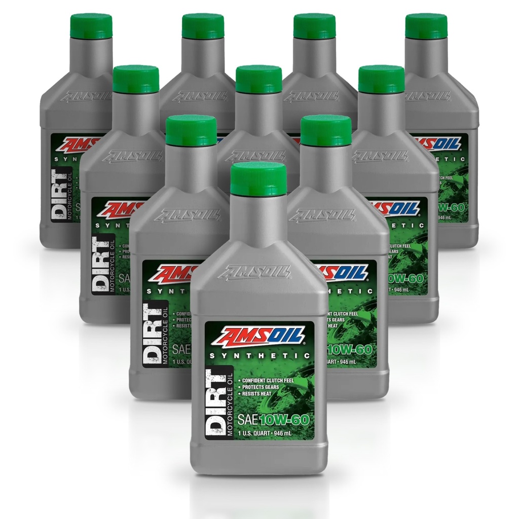 Kit 10 Litros 10W-60 Synthetic Dirt Bike Oil AMSOIL