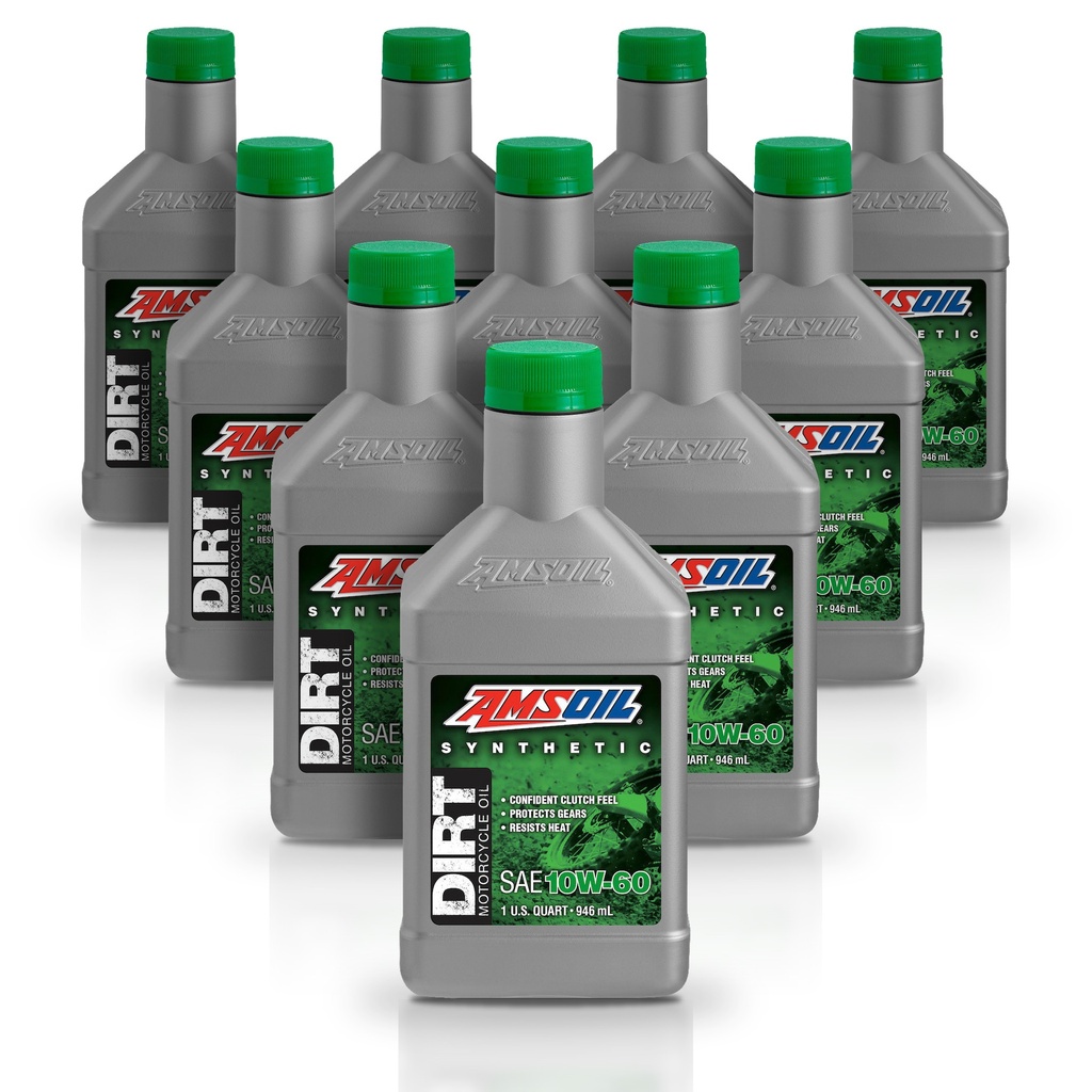 [KIT-AMDB60QT-10L] Kit 10 Litros 10W60 Synthetic Dirt Bike Oil AMSOIL