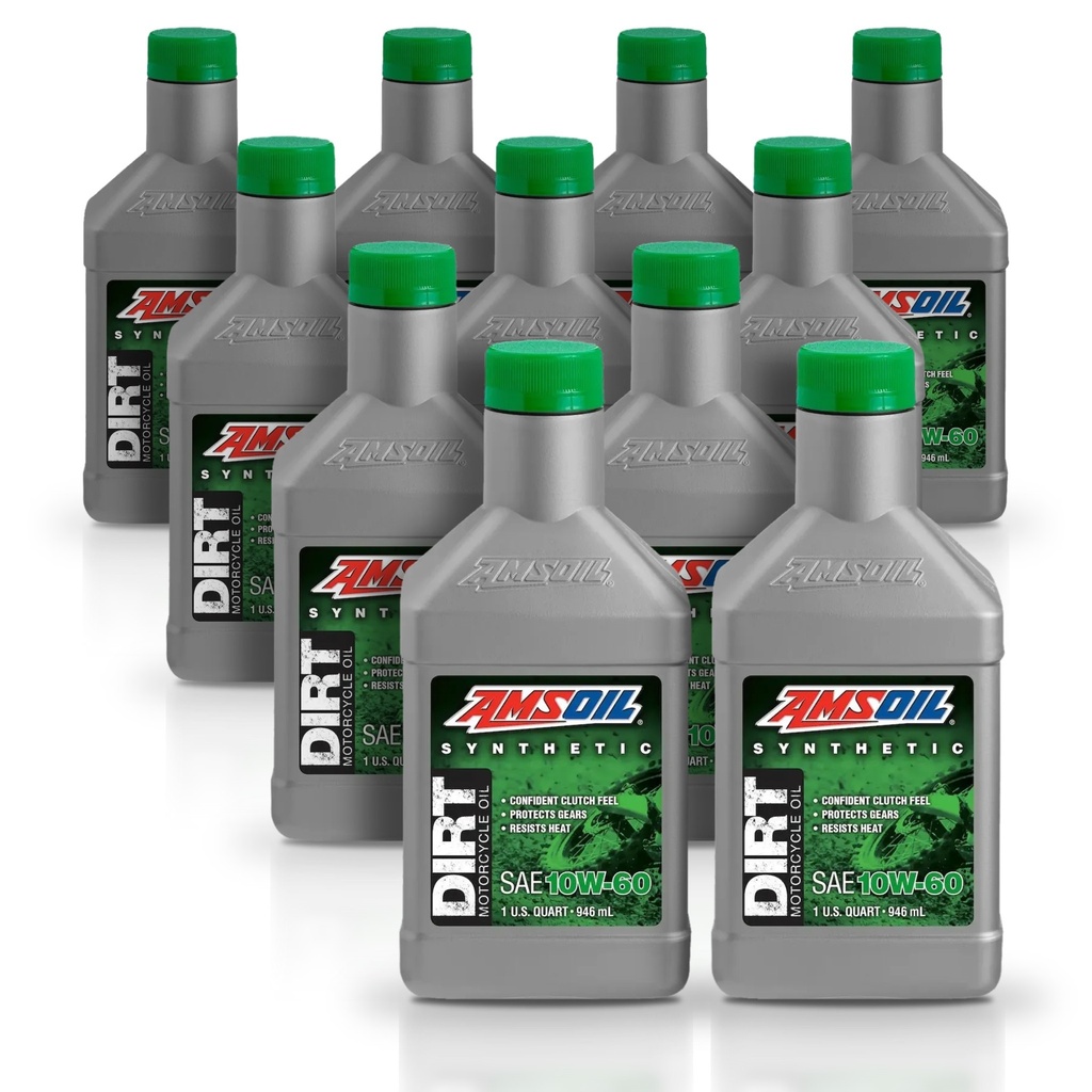 Kit 11 Litros 10W-60 Synthetic Dirt Bike Oil AMSOIL