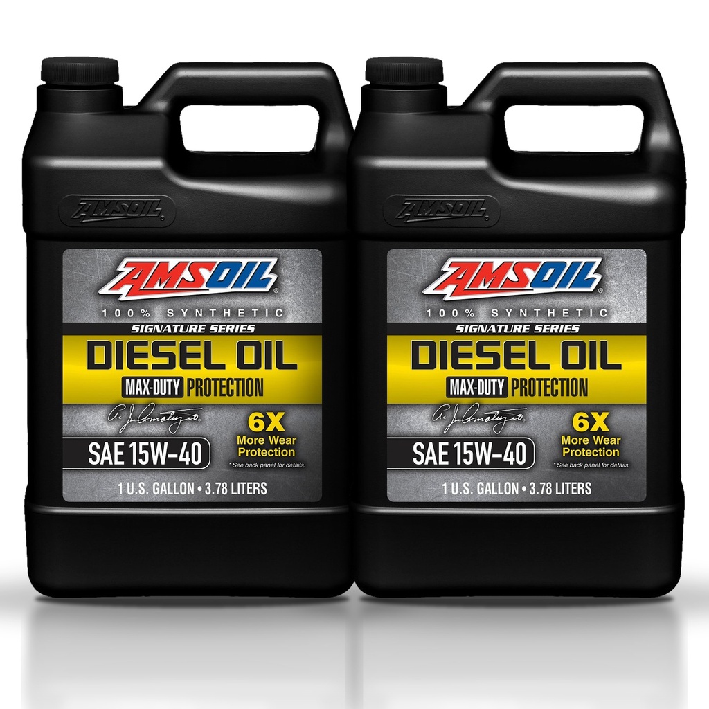 Kit 2 Galones 15W-40 Max-Duty Synthetic Diesel Oil AMSOIL