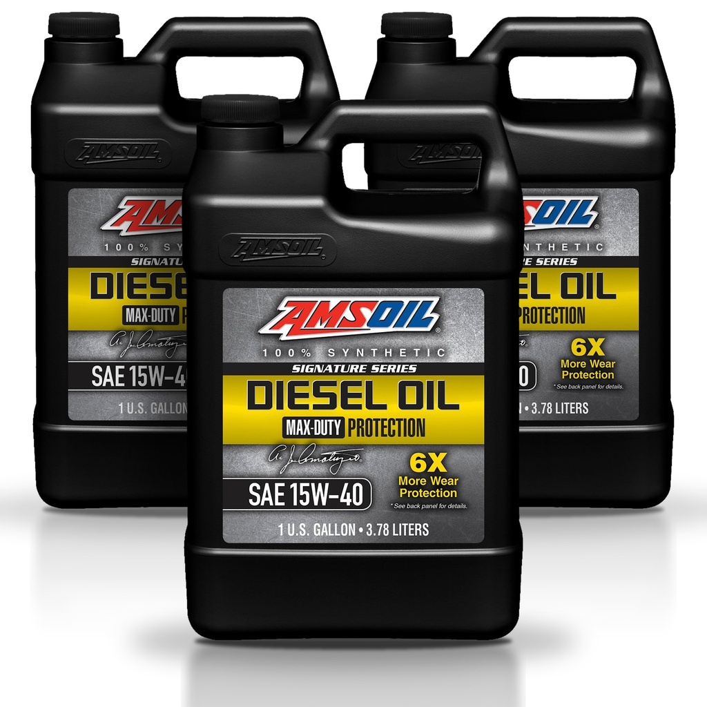 Kit 3 Galones 15W-40 Max-Duty Synthetic Diesel Oil AMSOIL
