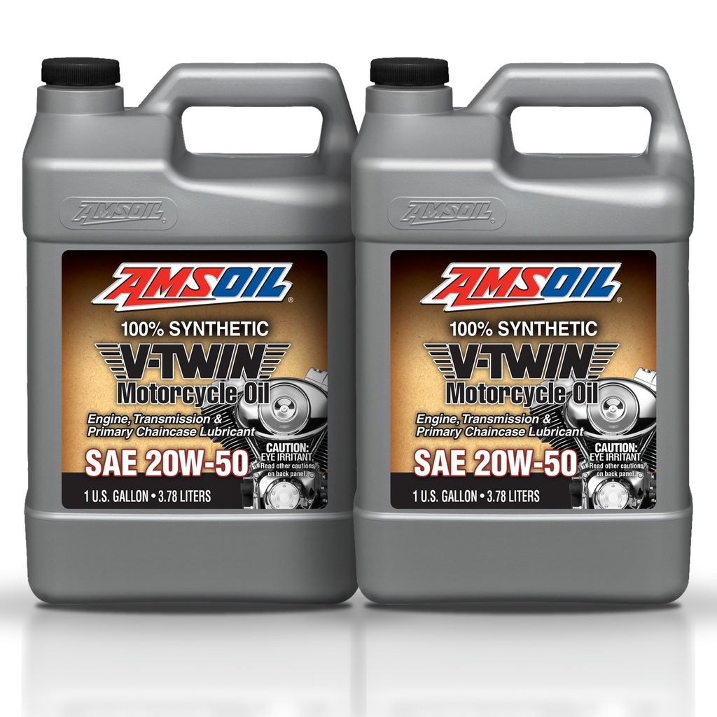 [KIT-AMMCV1G-2G] Kit 2 Galones 20W50 Synthetic Motorcycle Oil AMSOIL