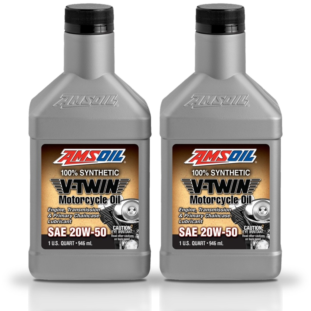 Kit 2 Litros 20W-50 Synthetic Motorcycle Oil AMSOIL