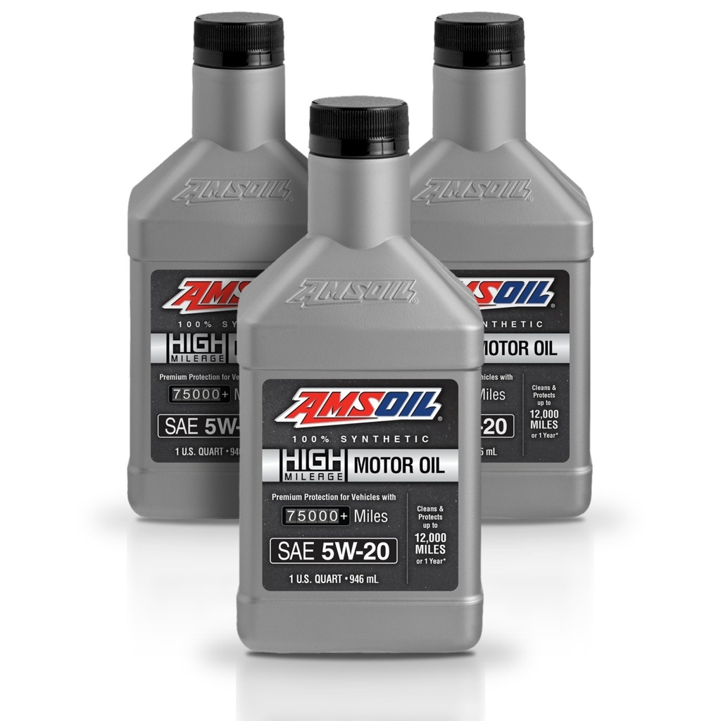 Kit 3 Litros 5W20 Full Syn High Mileage Oil AMSOIL