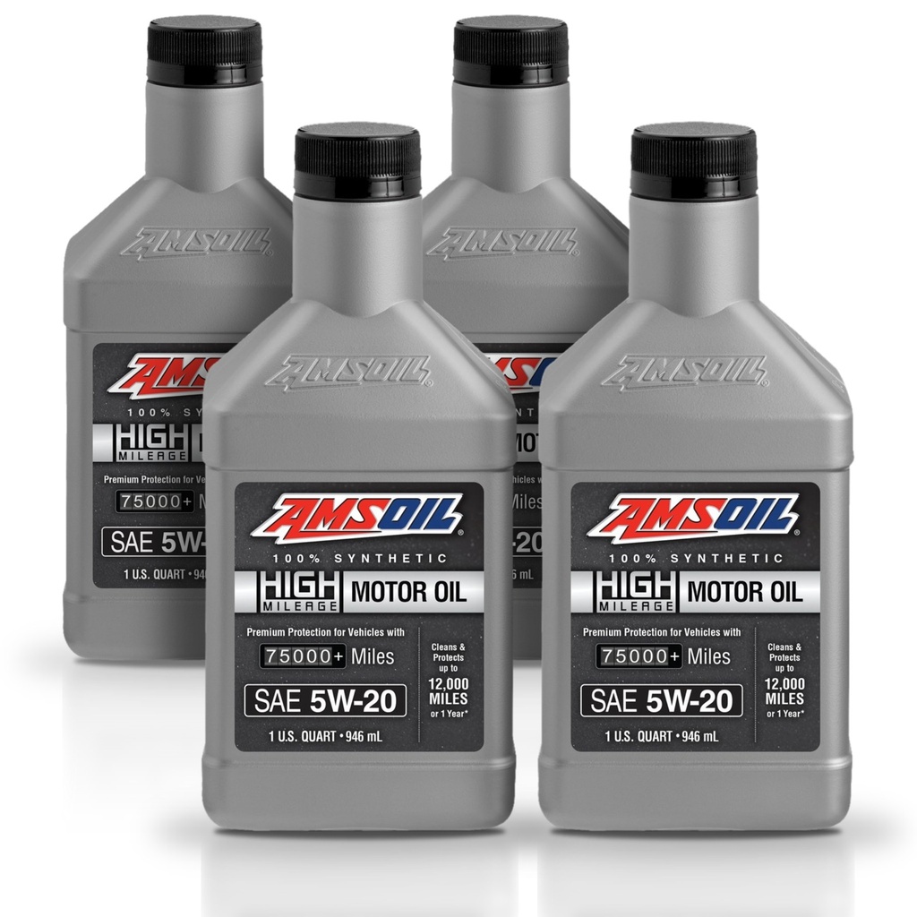 Kit 4 Litros 5W20 Full Syn High Mileage Oil AMSOIL