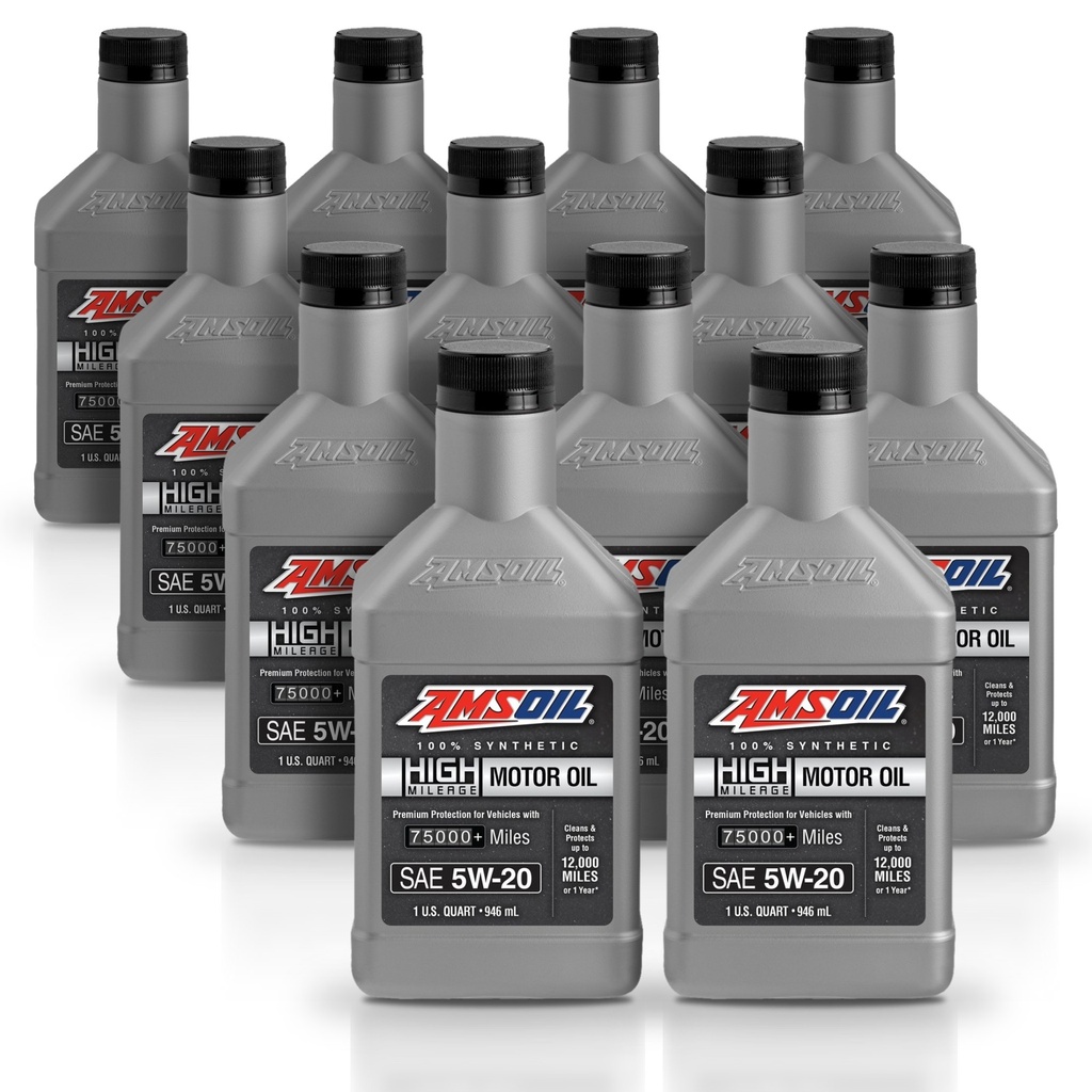 Kit 12 Litros 5W20 Full Syn High Mileage Oil AMSOIL
