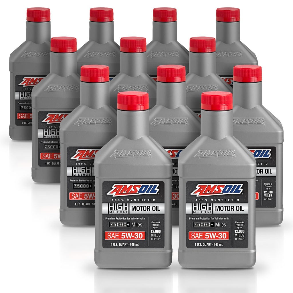 Kit 12 Litros 5W30 Full Syn High Mileage Oil AMSOIL