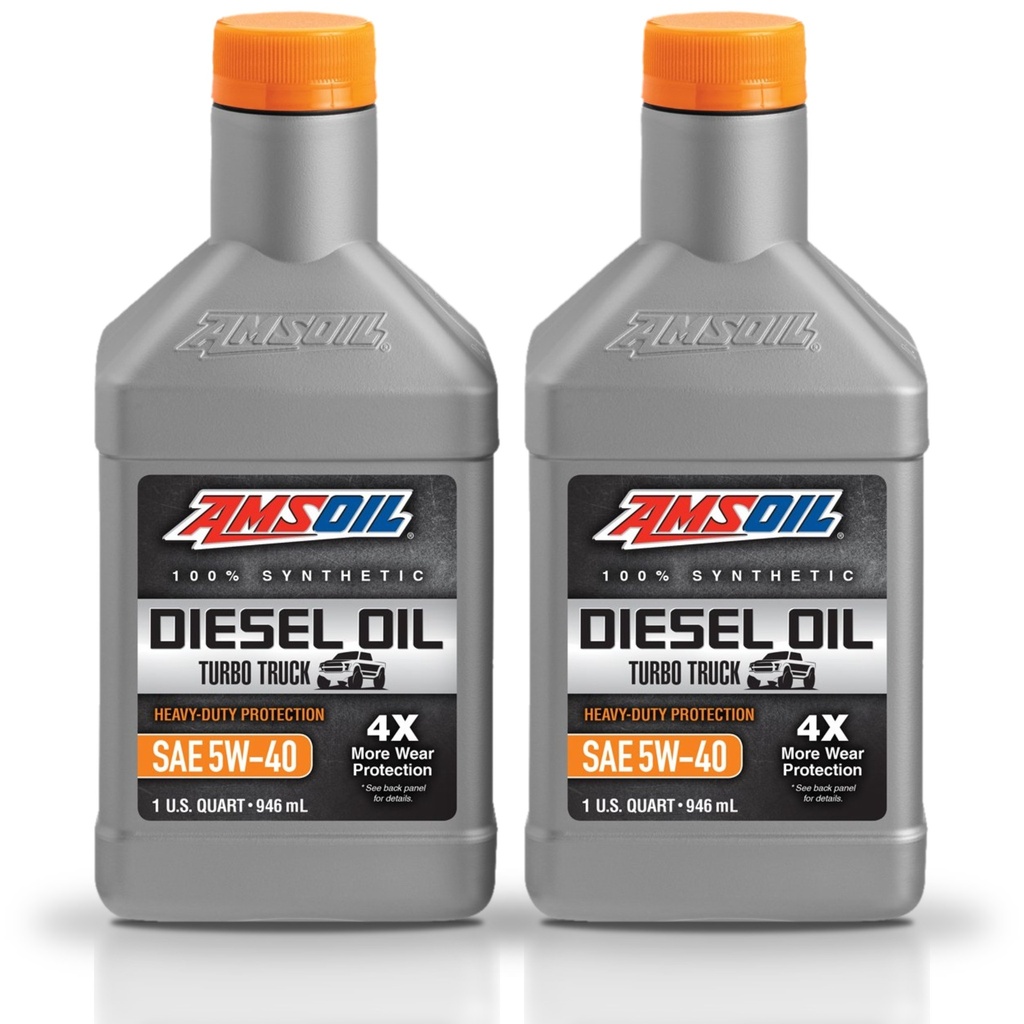 Kit 2 Litros 5W-40 Heavy-Duty Synthetic Diesel Oil AMSOIL