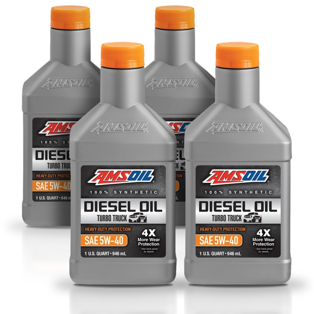 Kit 4 Litros 5W-40 Heavy-Duty Synthetic Diesel Oil AMSOIL