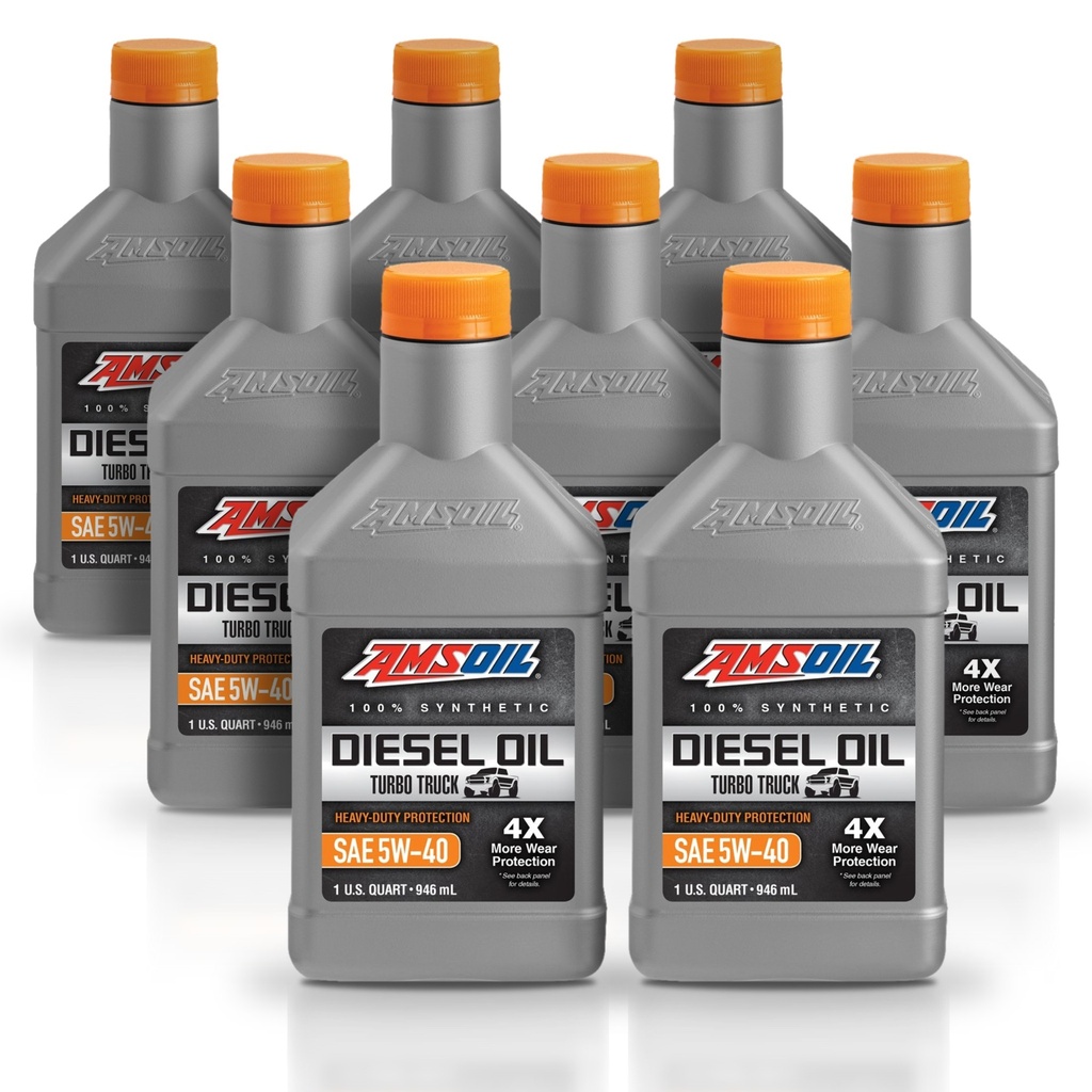 Kit 8 Litros 5W-40 Heavy-Duty Synthetic Diesel Oil AMSOIL