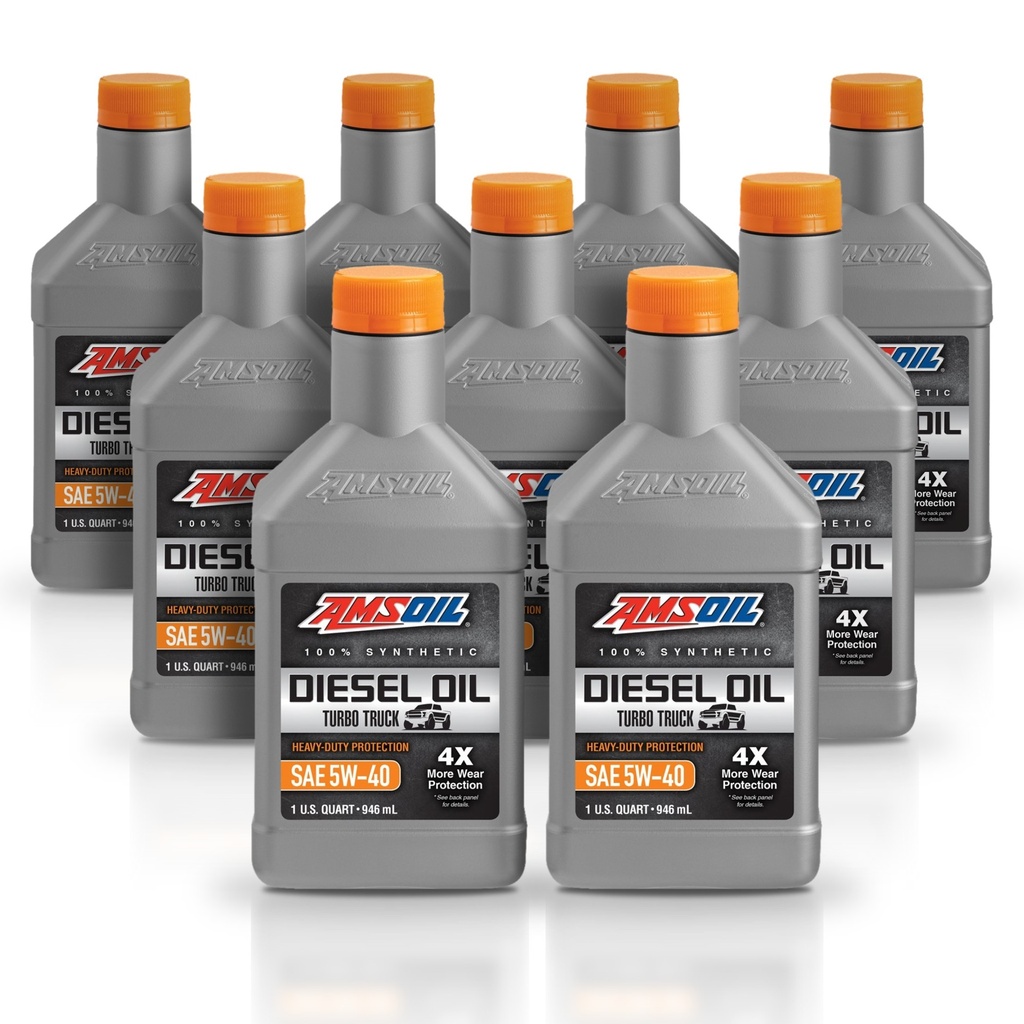 Kit 9 Litros 5W-40 Heavy-Duty Synthetic Diesel Oil AMSOIL