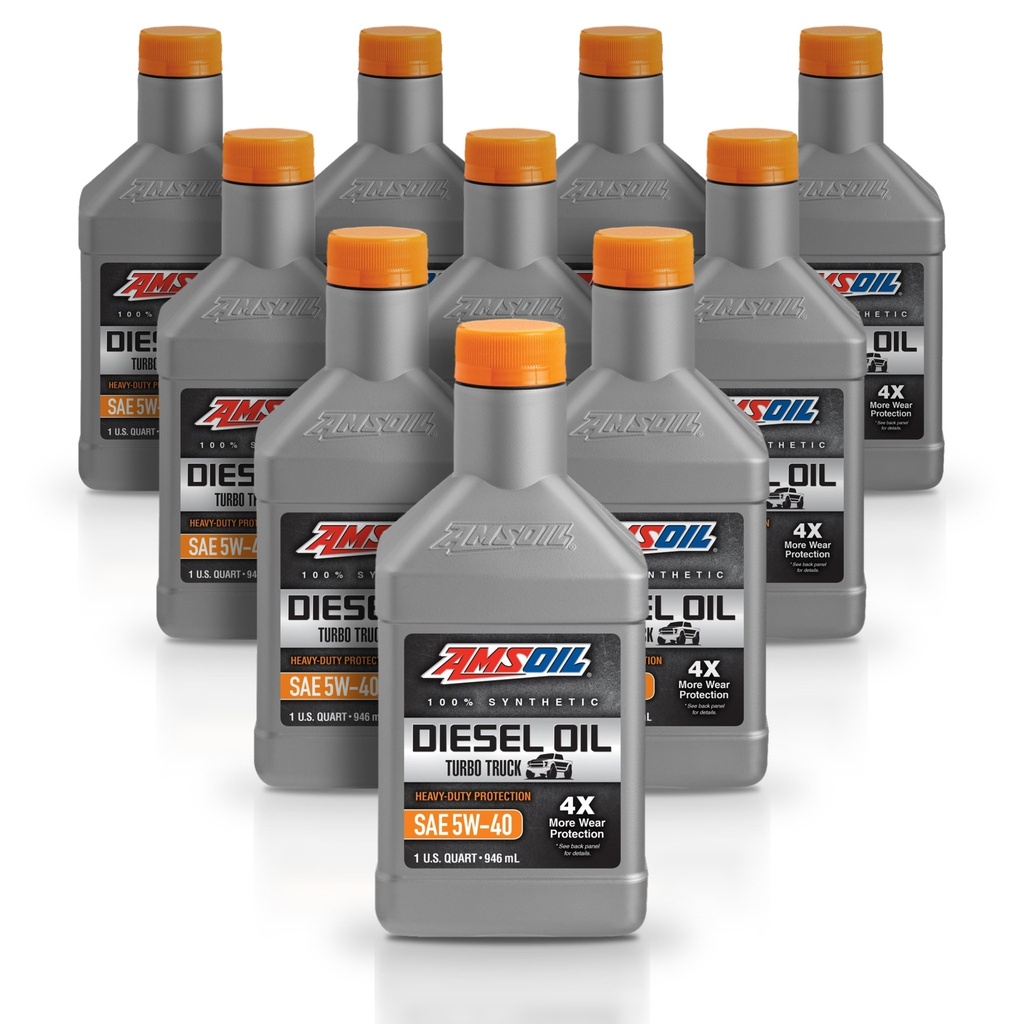 Kit 10 Litros 5W-40 Heavy-Duty Synthetic Diesel Oil AMSOIL