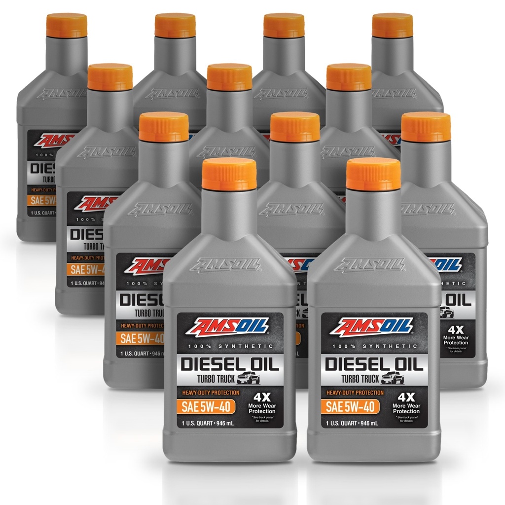 Kit 12 Litros 5W-40 Heavy-Duty Synthetic Diesel Oil AMSOIL