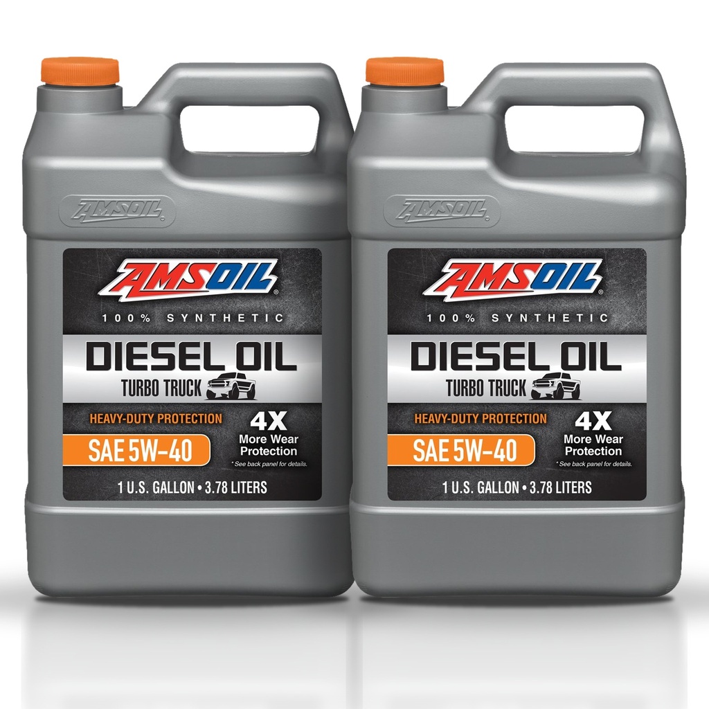 Kit 2 Galones 5W-40 Heavy-Duty Synthetic Diesel Oil AMSOIL