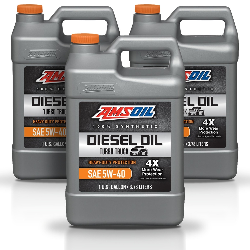 Kit 3 Galones 5W-40 Heavy-Duty Synthetic Diesel Oil AMSOIL