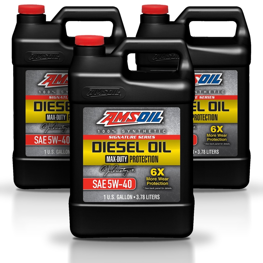 Kit 3 Galones 5W-40 Max-Duty Synthetic Diesel Oil AMSOIL