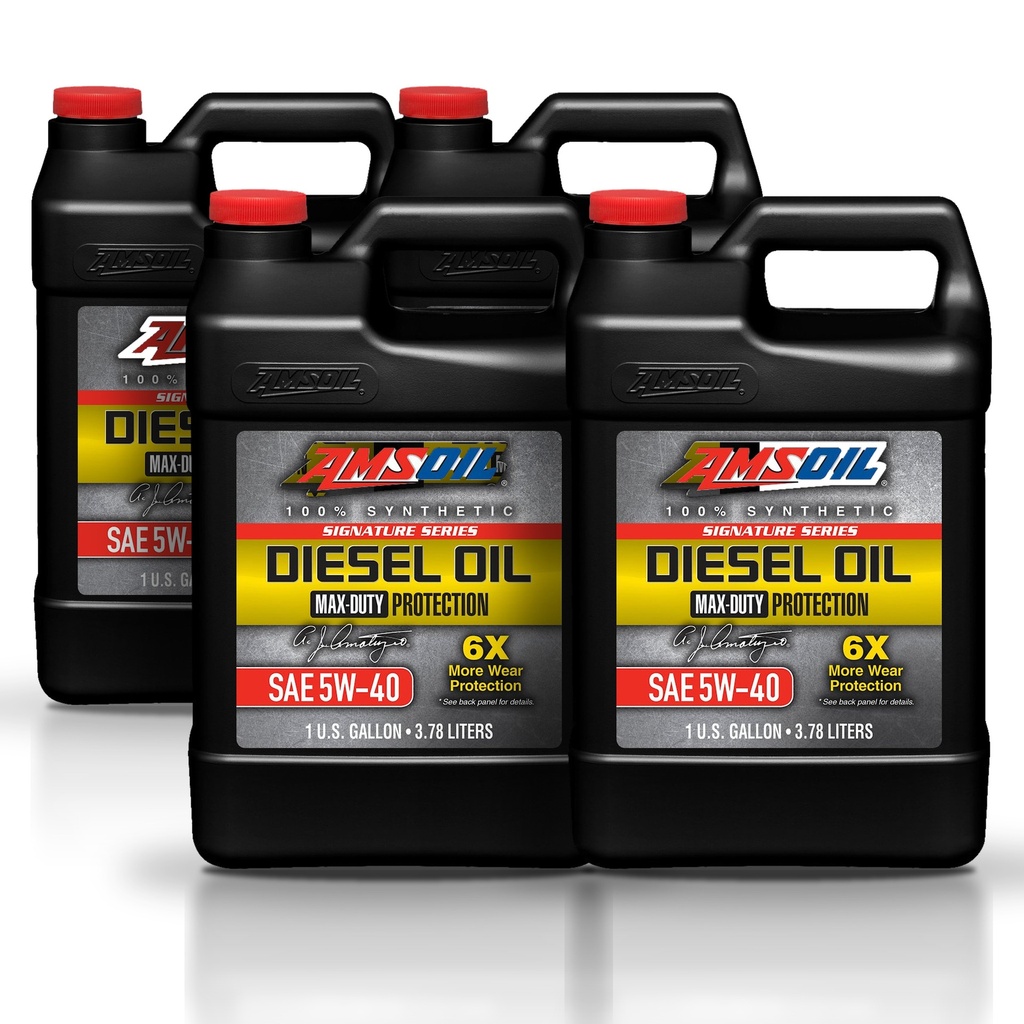 Kit 4 Galones 5W-40 Max-Duty Synthetic Diesel Oil AMSOIL