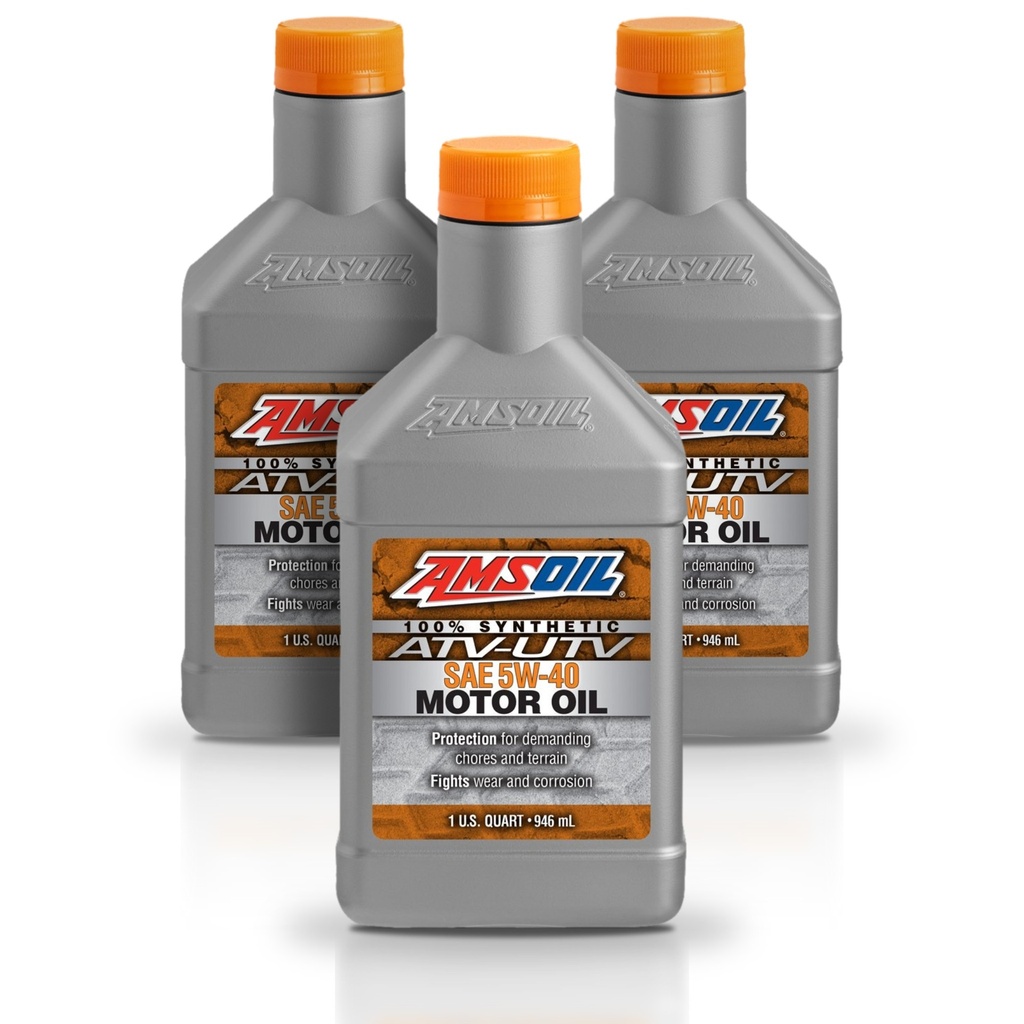 Kit 3 Litros 5W-40 Synthetic ATV/UTV Motor Oil AMSOIL