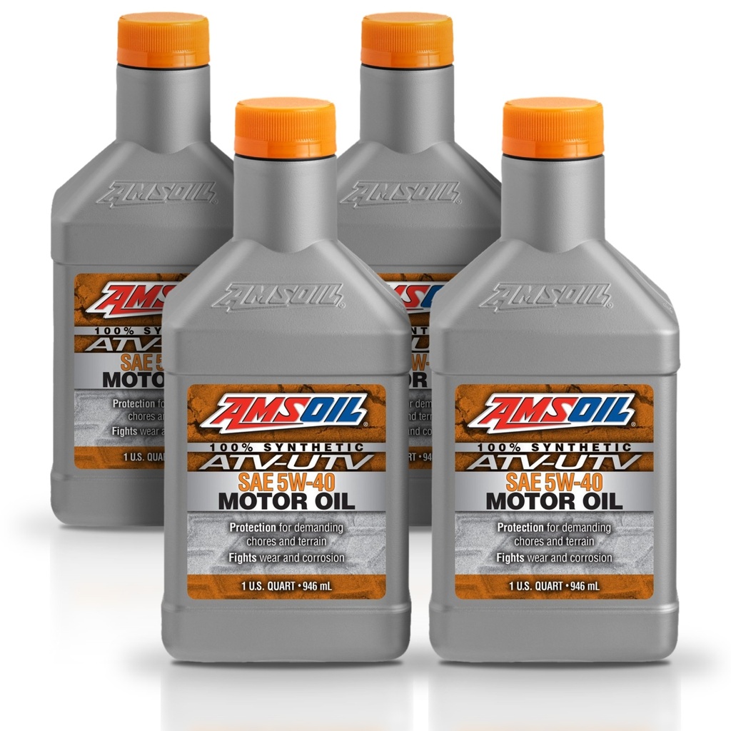 Kit 4 Litros 5W-40 Synthetic ATV/UTV Motor Oil AMSOIL