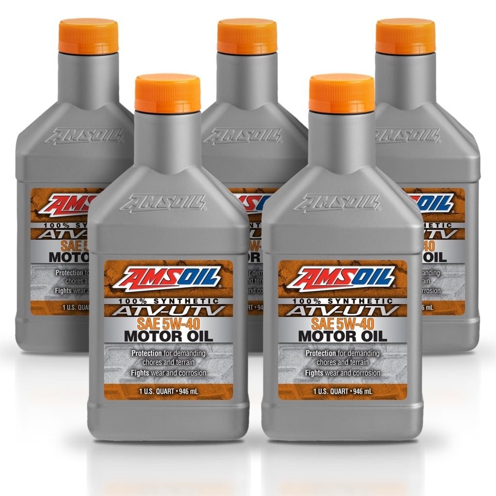 Kit 5 Litros 5W-40 Synthetic ATV/UTV Motor Oil AMSOIL