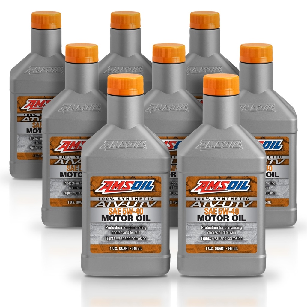 Kit 8 Litros 5W-40 Synthetic ATV/UTV Motor Oil AMSOIL