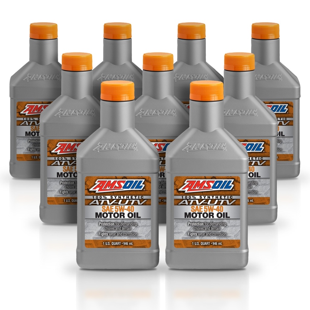 Kit 9 Litros 5W-40 Synthetic ATV/UTV Motor Oil AMSOIL