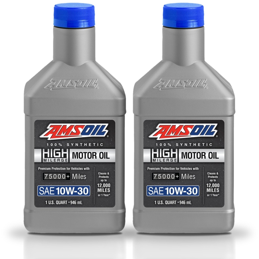 Kit 2 Litros Aceite 10W-30 sintetico alto km 946 ml AMSOIL