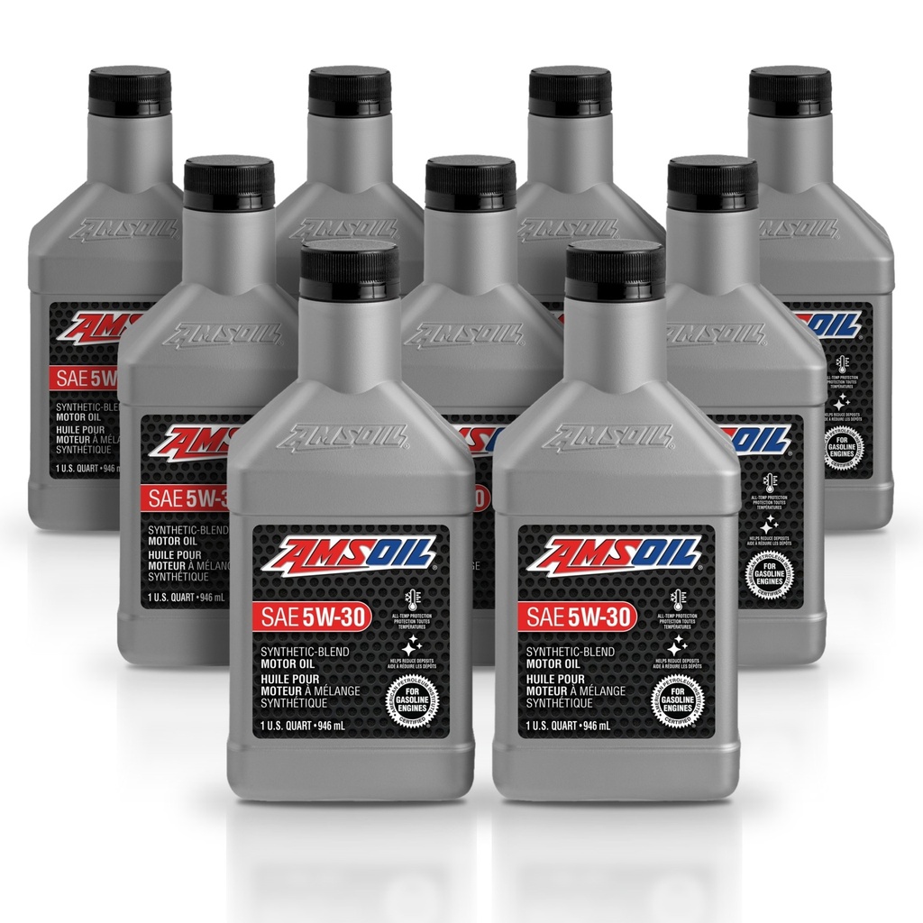 Kit 9 Litros Aceite motor Semisintetico 5W-30 946 ML AMSOIL