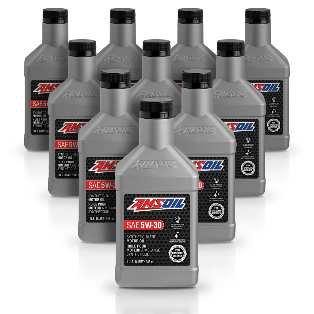 Kit 10 Litros Aceite motor Semisintetico 5W-30 946 ML AMSOIL
