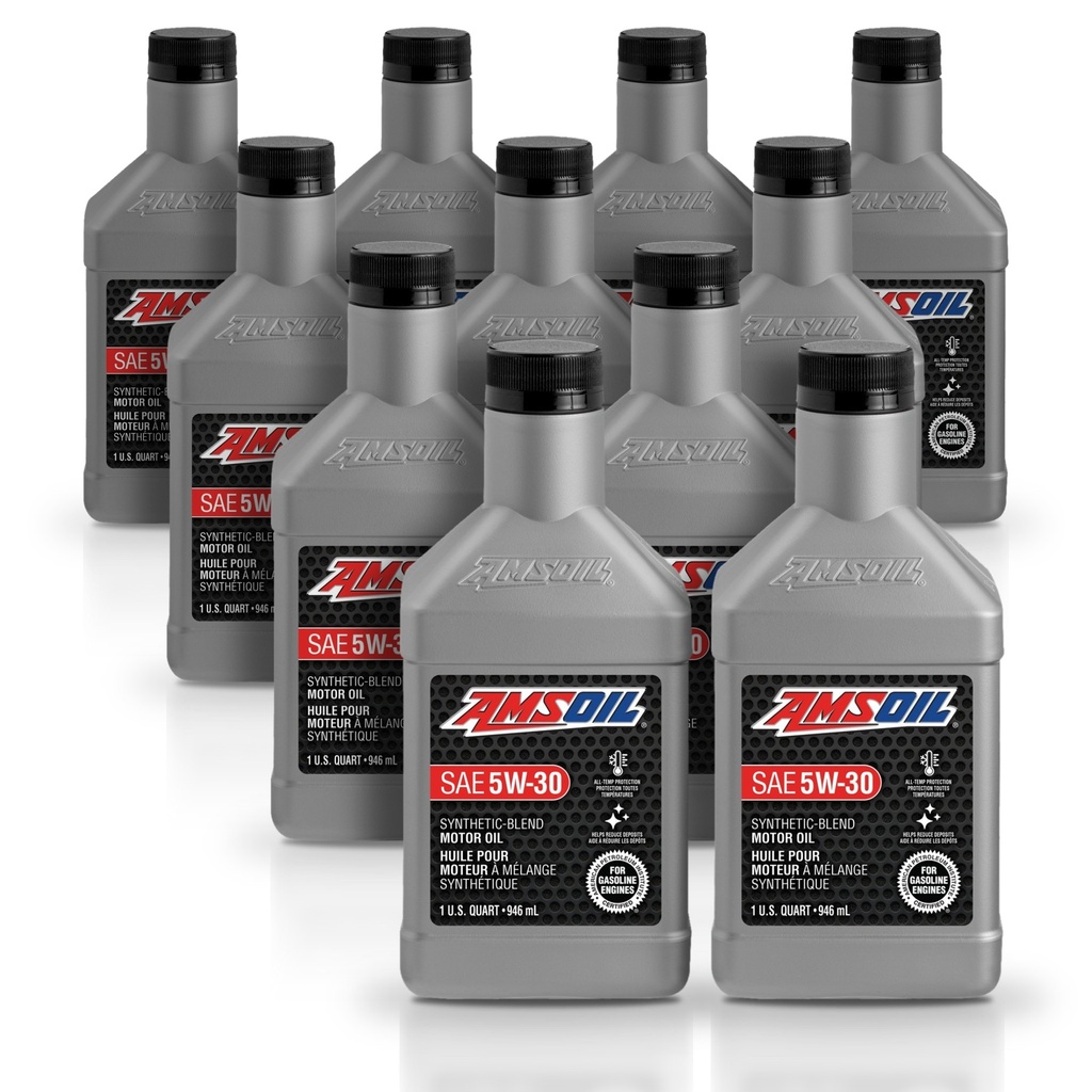 Kit 11 Litros Aceite motor Semisintetico 5W-30 946 ML AMSOIL