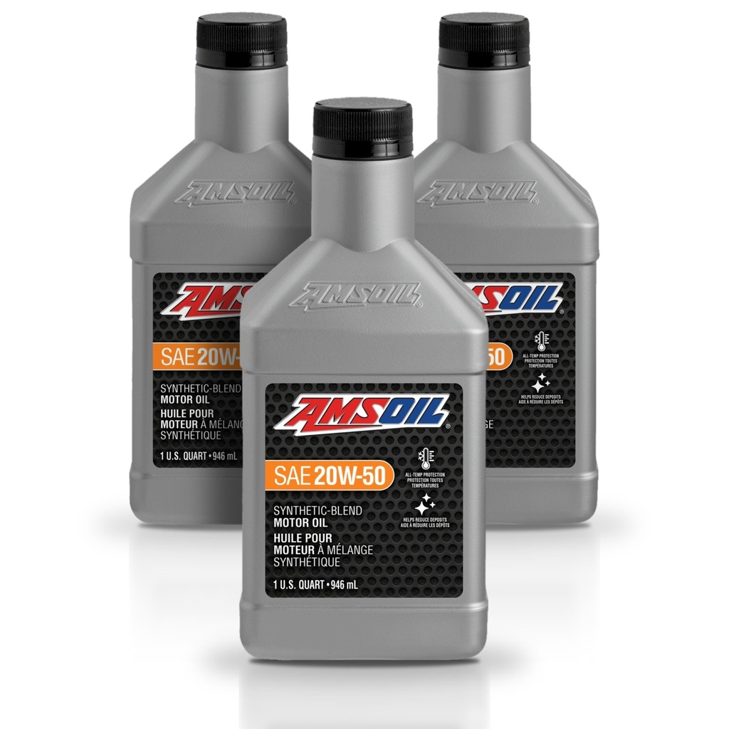 Kit 3 Litros Aceite motor Semisintetico 5W-30 946 ML AMSOIL