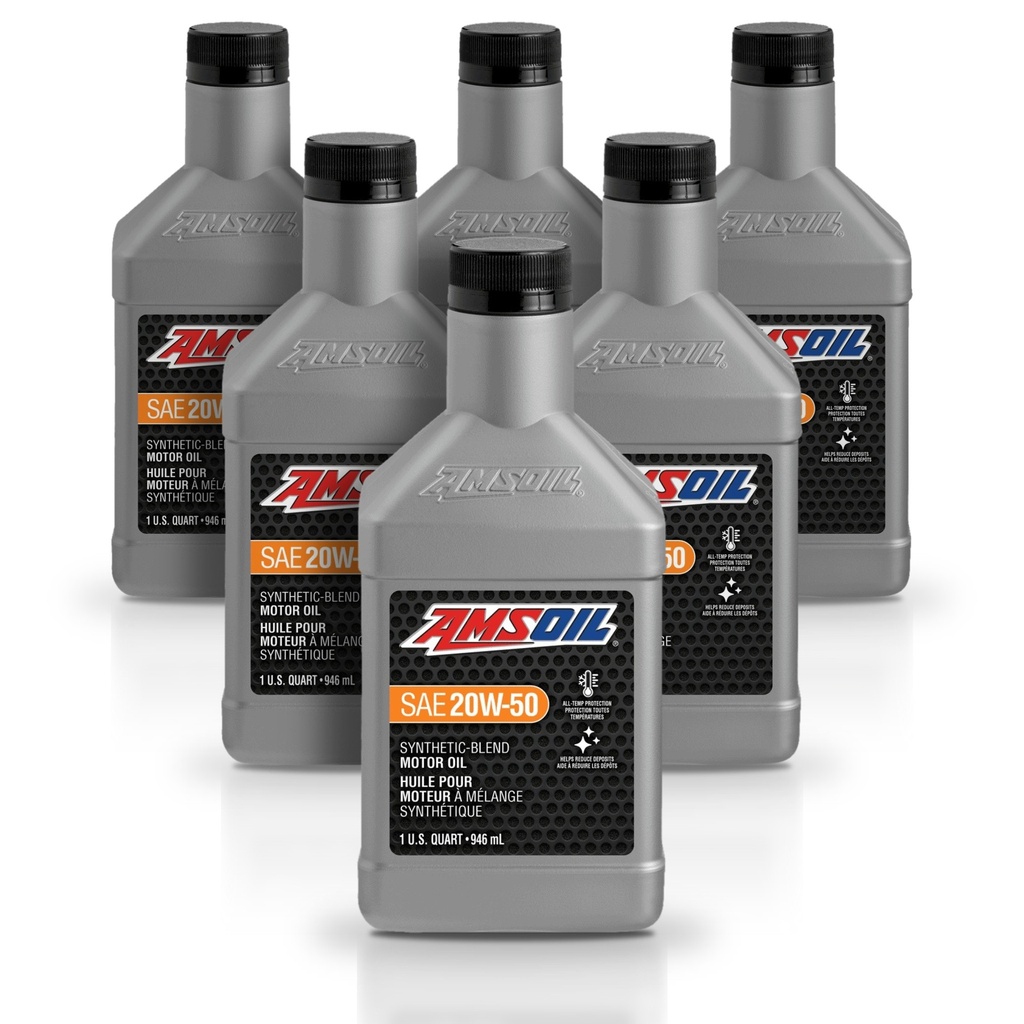 Kit 6 Litros Aceite motor Semisintetico 5W-30 946 ML AMSOIL
