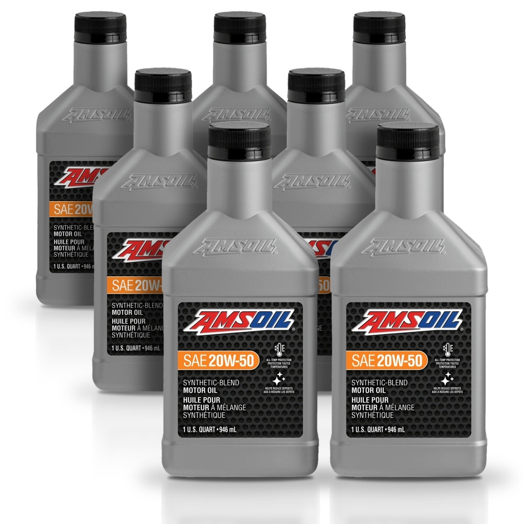 Kit 7 Litros Aceite motor Semisintetico 5W-30 946 ML AMSOIL