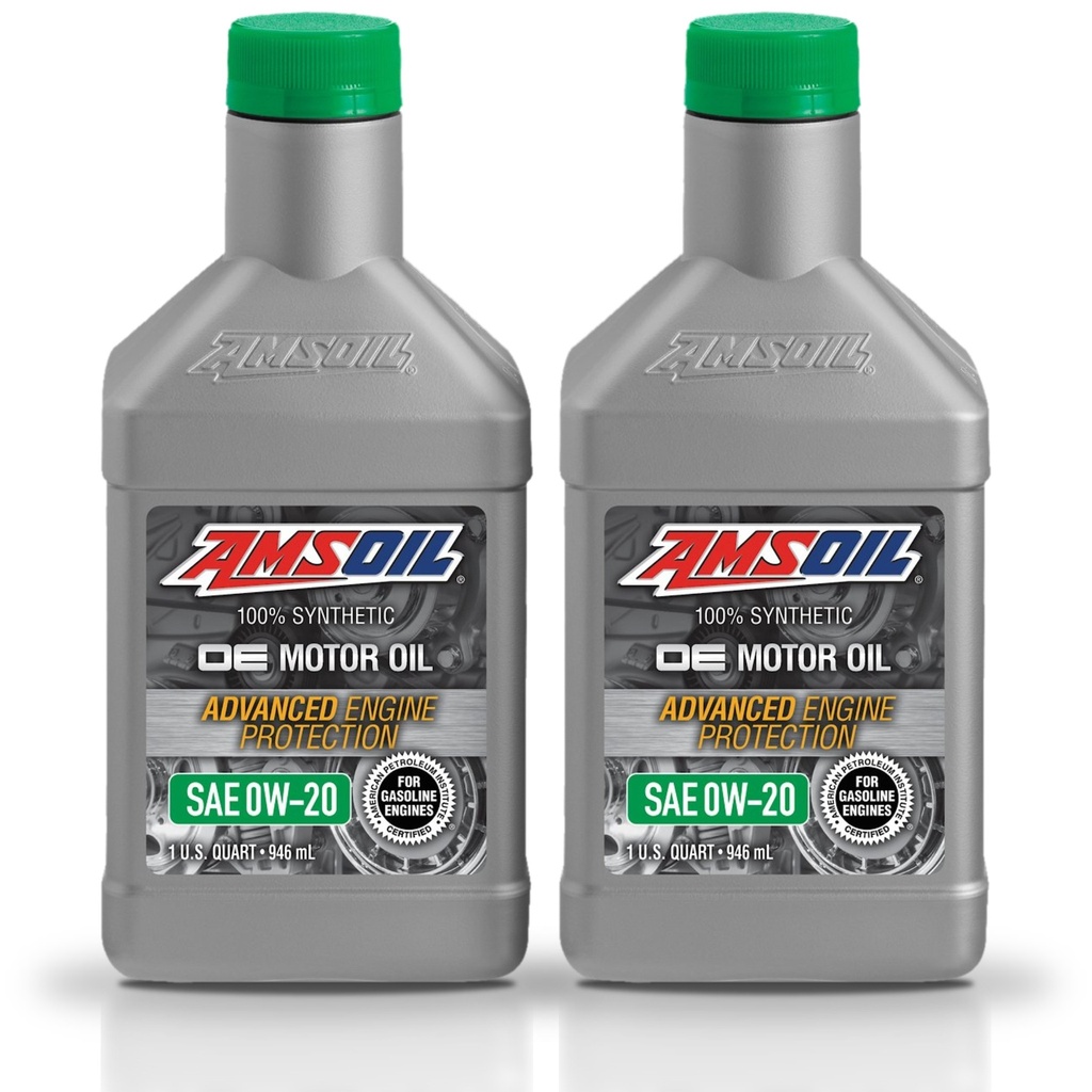 Kit 2 Litros ACEITE SINTETICO OE 0W-20 AMSOIL .946 ML AMSOIL