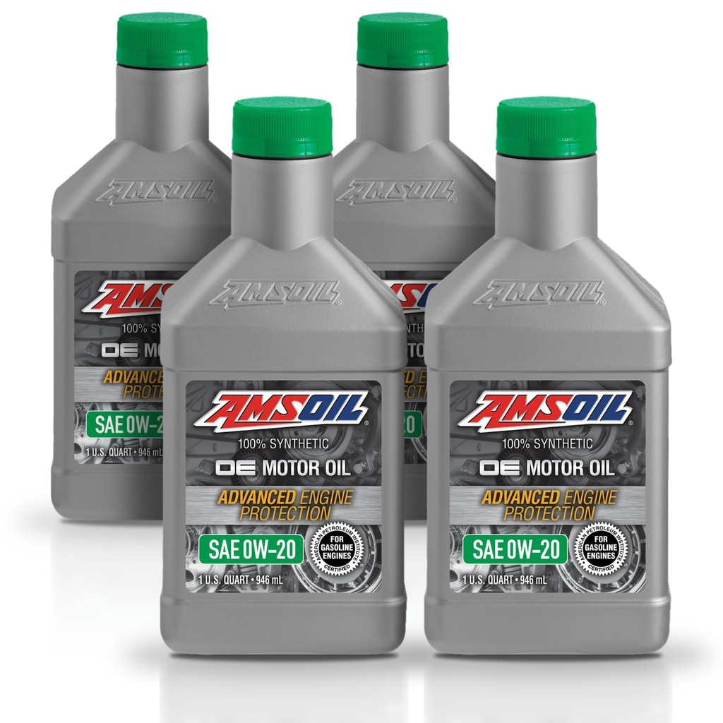 Kit 4 Litros ACEITE SINTETICO OE 0W-20 AMSOIL .946 ML AMSOIL