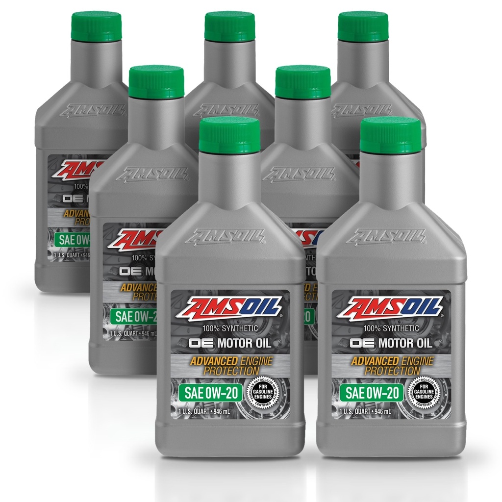 Kit 7 Litros ACEITE SINTETICO OE 0W-20 AMSOIL .946 ML AMSOIL