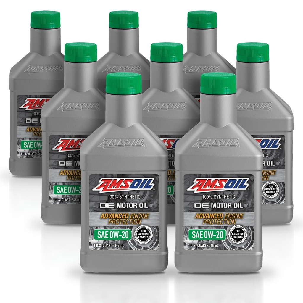 Kit 8 Litros ACEITE SINTETICO OE 0W-20 AMSOIL .946 ML AMSOIL