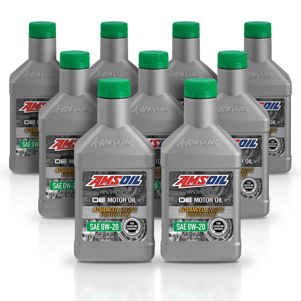 Kit 9 Litros ACEITE SINTETICO OE 0W-20 AMSOIL .946 ML AMSOIL
