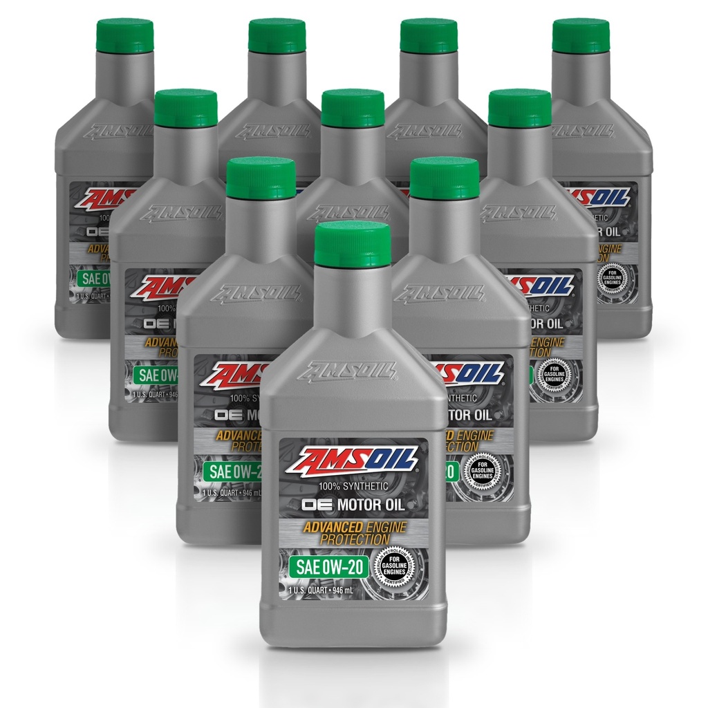 Kit 10 Litros ACEITE SINTETICO OE 0W-20 AMSOIL .946 ML AMSOIL