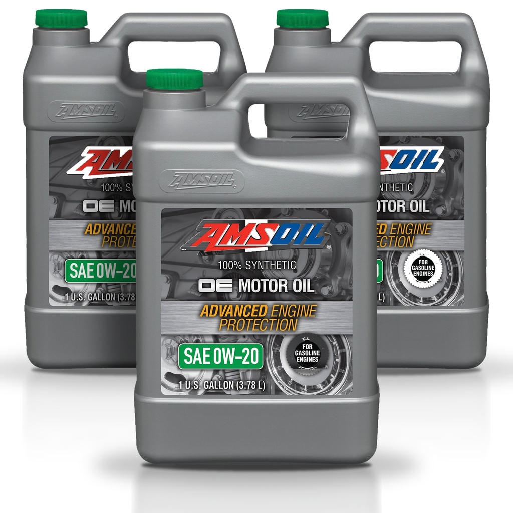 Kit 3 Galones ACEITE SINTETICO OE 0W-20 GARRAFA AMSOIL AMSOIL