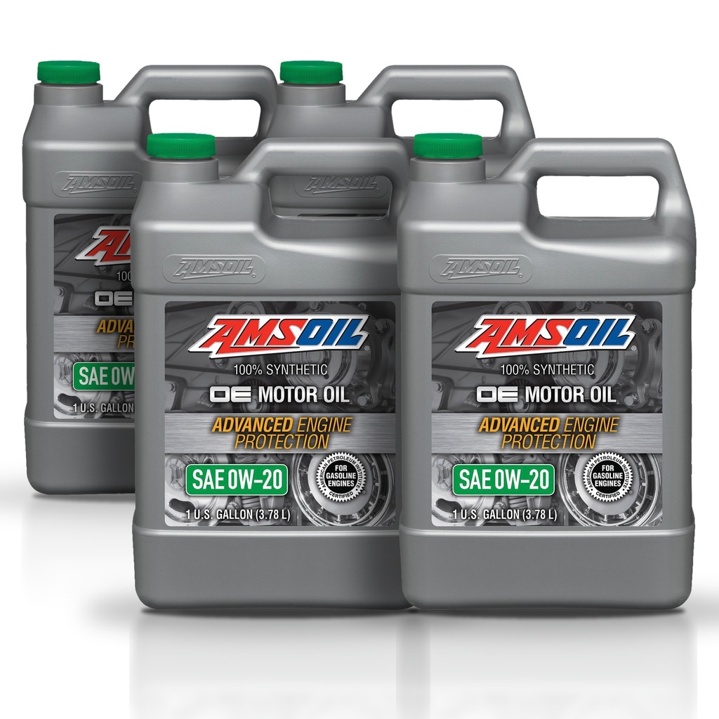 Kit 4 Galones ACEITE SINTETICO OE 0W-20 GARRAFA AMSOIL AMSOIL
