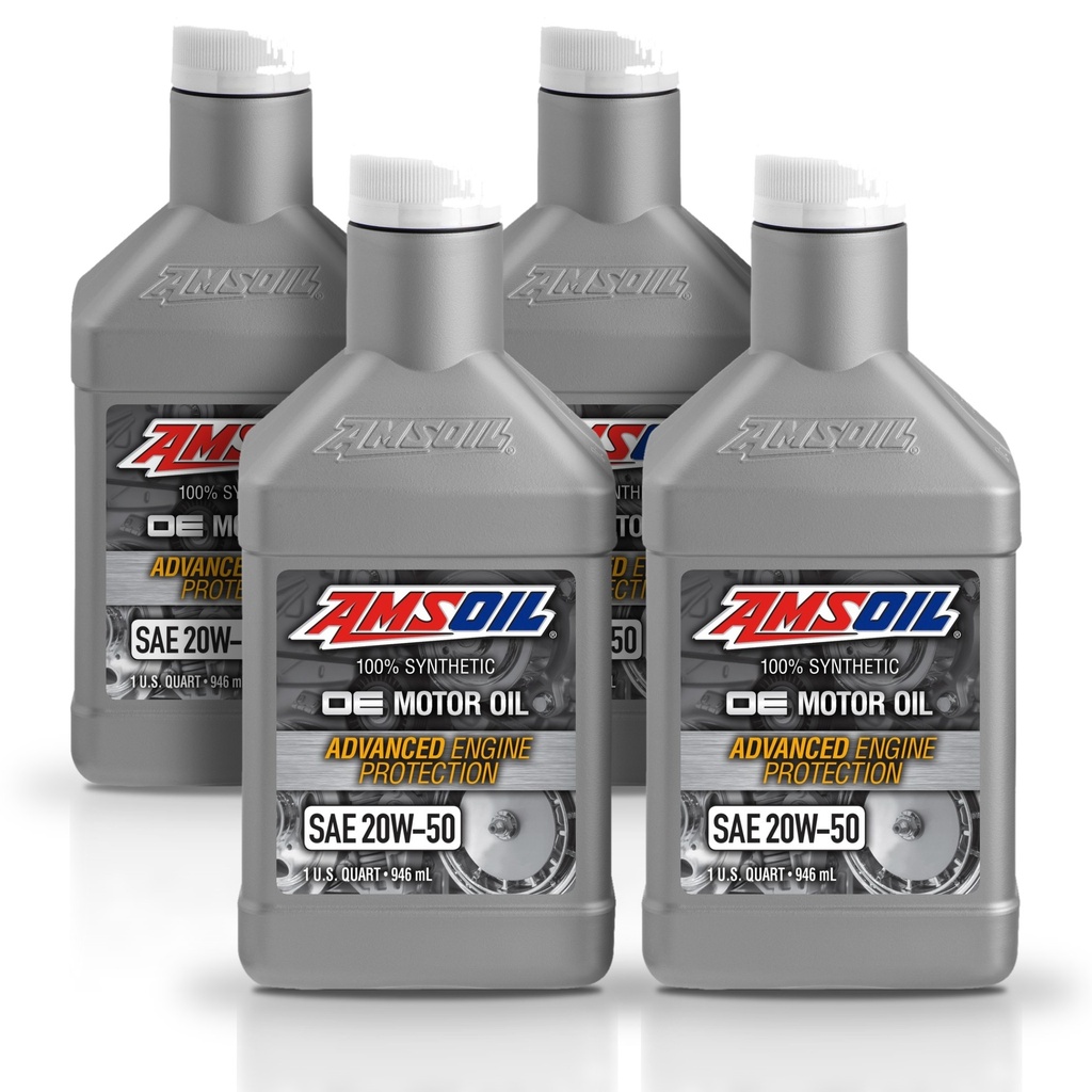 Kit 4 Litros ACEITE SINTETICO OE 20W-50 AMSOIL LITRO AMSOIL