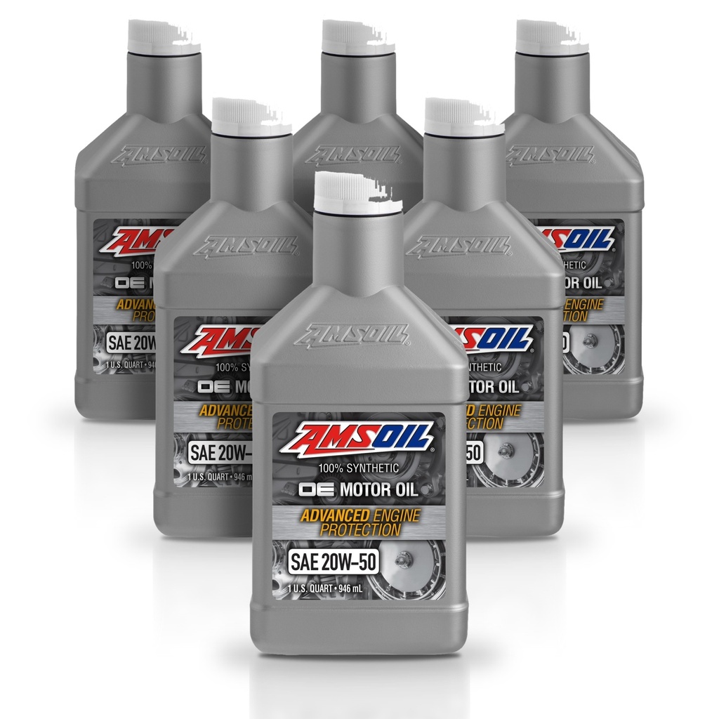 Kit 6 Litros ACEITE SINTETICO OE 20W-50 AMSOIL LITRO AMSOIL