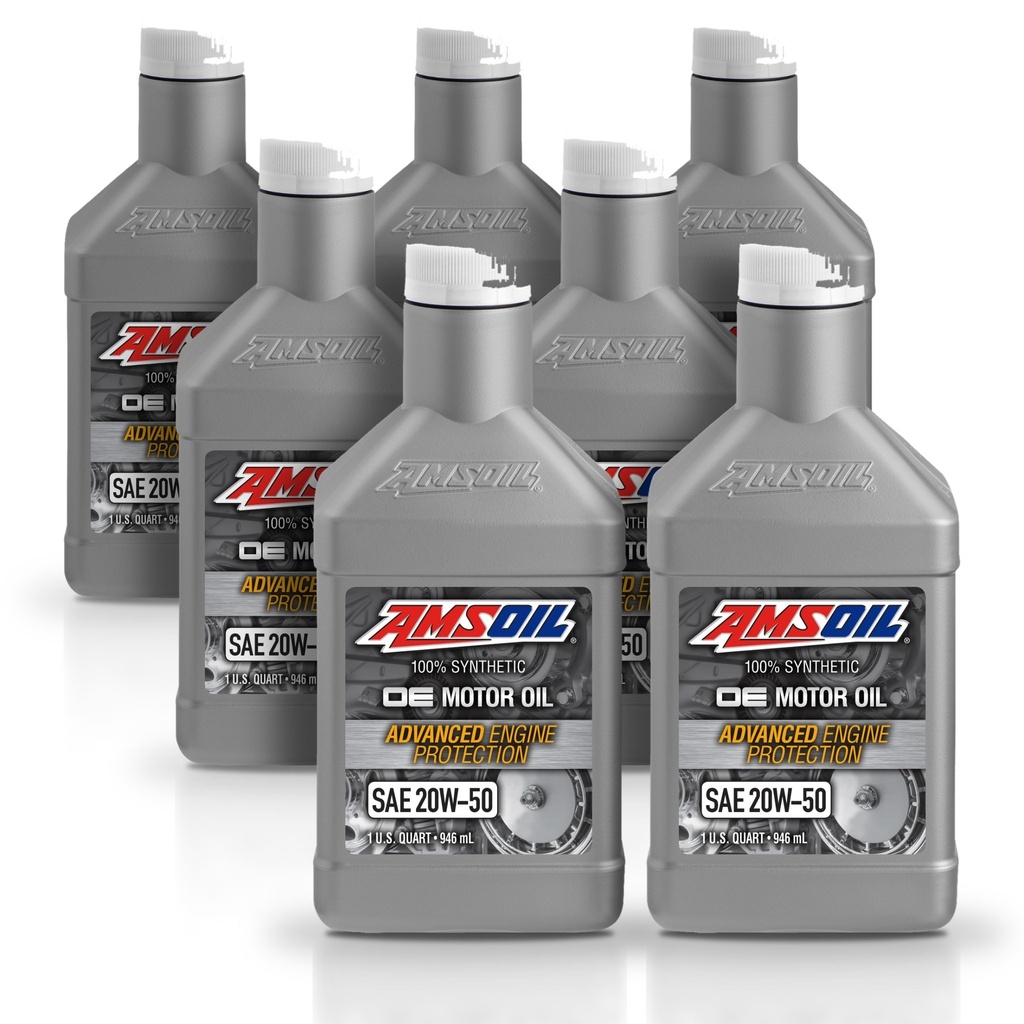 Kit 7 Litros ACEITE SINTETICO OE 20W-50 AMSOIL LITRO AMSOIL
