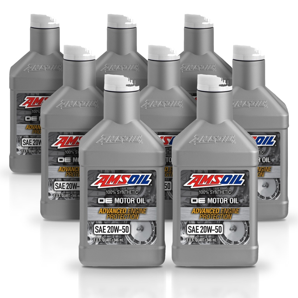 Kit 8 Litros ACEITE SINTETICO OE 20W-50 AMSOIL LITRO AMSOIL